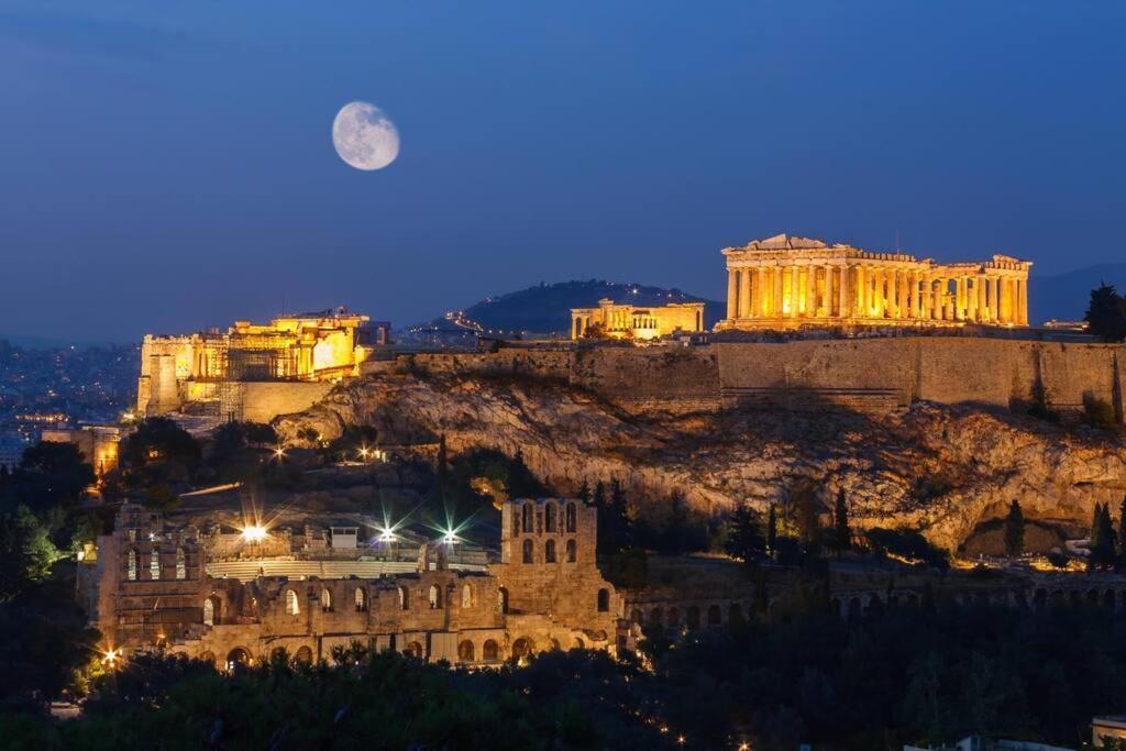 Boho Luxury 2 Bedroom Apartment, Acropolis Museum View Ateny Zewnętrze zdjęcie